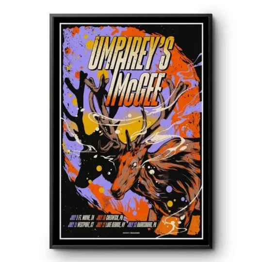 Discover Umphrey's McGee July 9-13 2026 Tour Poster