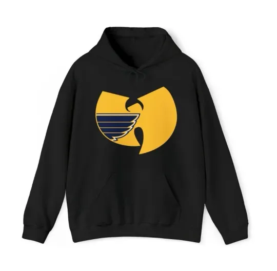 Discover St Louis Hockey Unisex Heavy Hooded Sweatshirt Blues w tang band Clan Forever