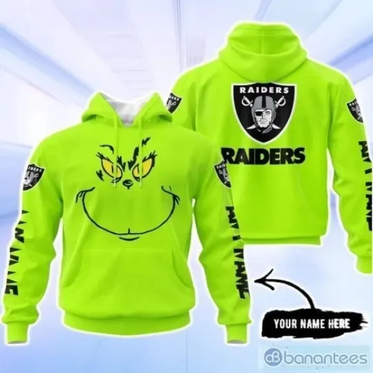 Discover funny character Custom Name Raiders Hoodie