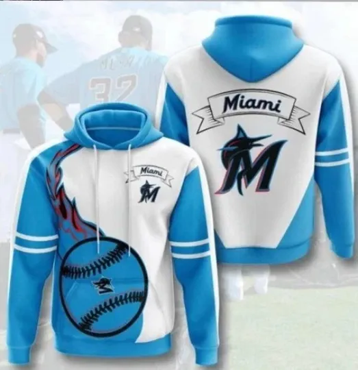 Discover M Marlins 3D Hoodie