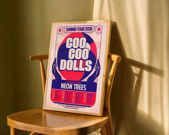 Discover Goo Goo Dolls Summer Tour 2026 Poster
