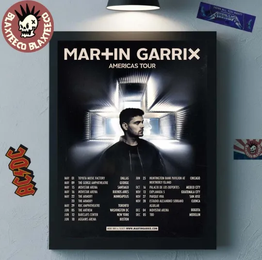 Discover Electronic Dance Music Tour 2026 City Dates Wall Art Home Decor Poster