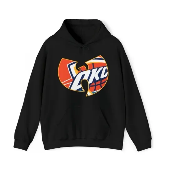 Discover Oklahoma City Basketball Unisex Heavy Hooded Sweatshirt Thunder w tang band Clan