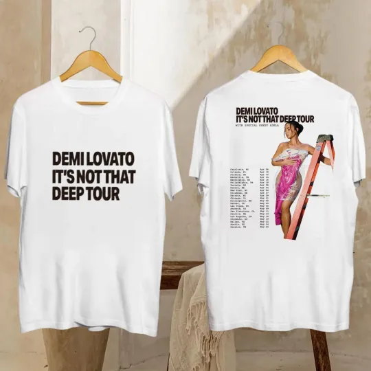 Discover 2 Sides Demi Lovato It’s Not That Deep Tour 2026 Concert T-Shirt