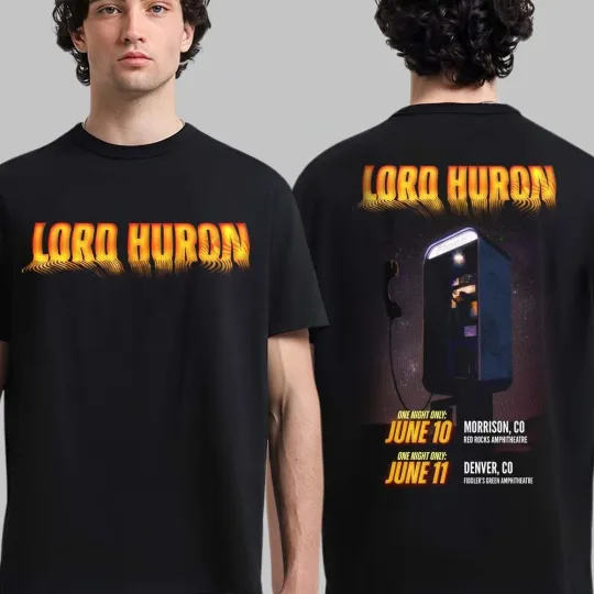 Discover Lord Huron Colorado 2026 Shows In Morrison At Red Rocks Amphitheatre T-Shirt