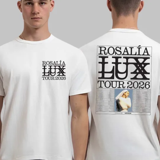 Discover Rosalia LUX Tour 2026 Europe And UK And North American Schedule Dates T-Shirt