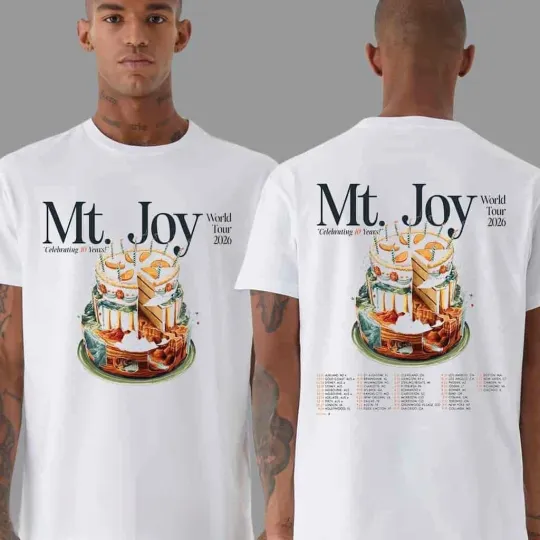 Discover MT Joy World Tour 2026 Celebrating 10 Years Two Sided Merchandise T-Shirt
