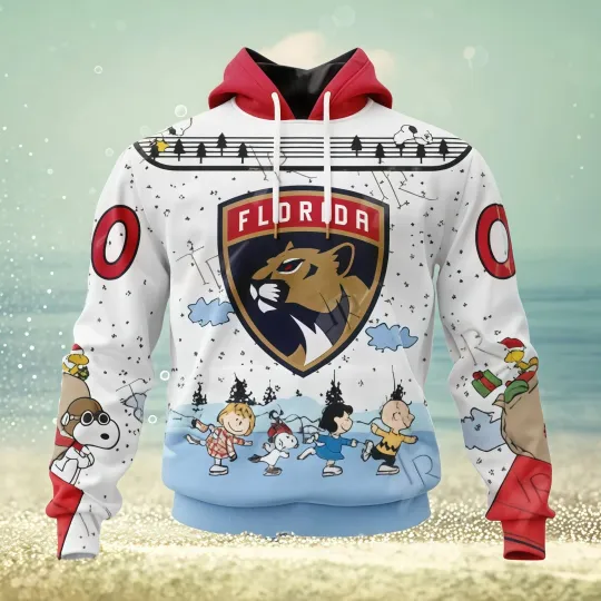 Snoop Florida Panthers Ice Hockey Peanuts Personalized All Over Print 3D Hoodie