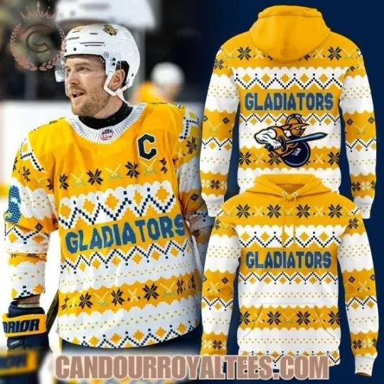 Discover Atlanta Team  Holiday Details Hockey 3D  Hoodie