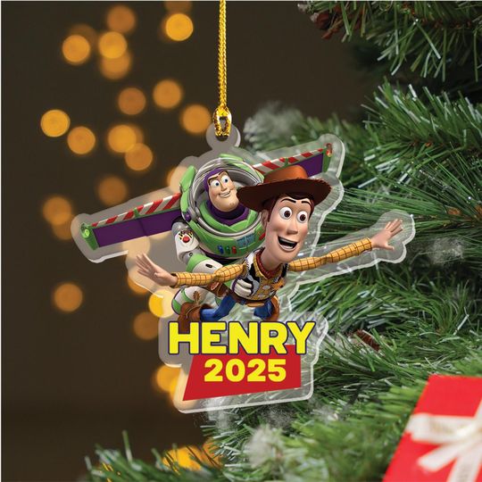 Personalized Toy Story Christmas Ornament for Families