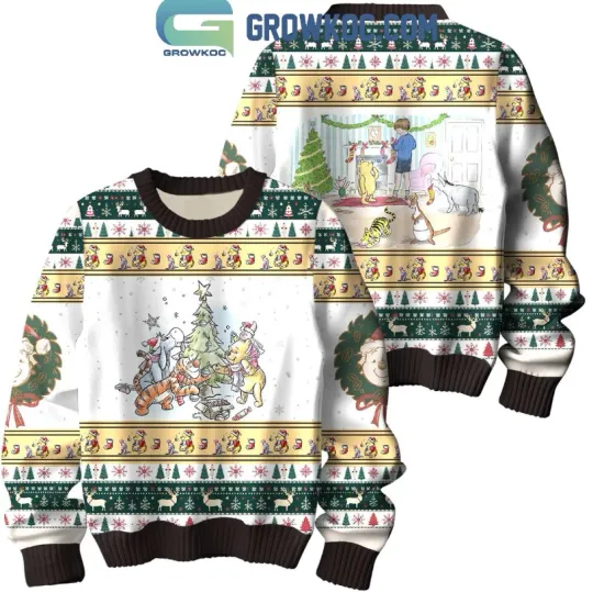 Winnie The Pooh Happy XMas Ugly Sweater