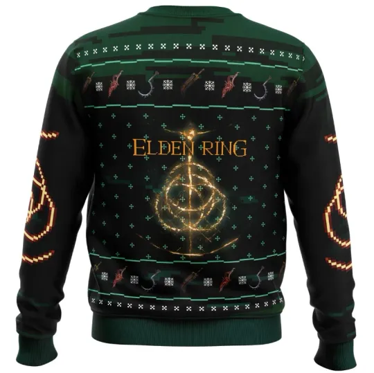 Elden Ring Design Ugly Christmas Sweater