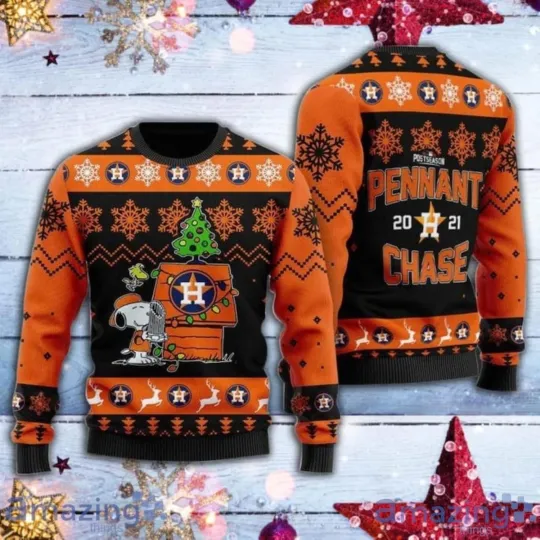 Snoop Houston Astros Christmas Baseball Fan Grin Ugly Christmas Sweater