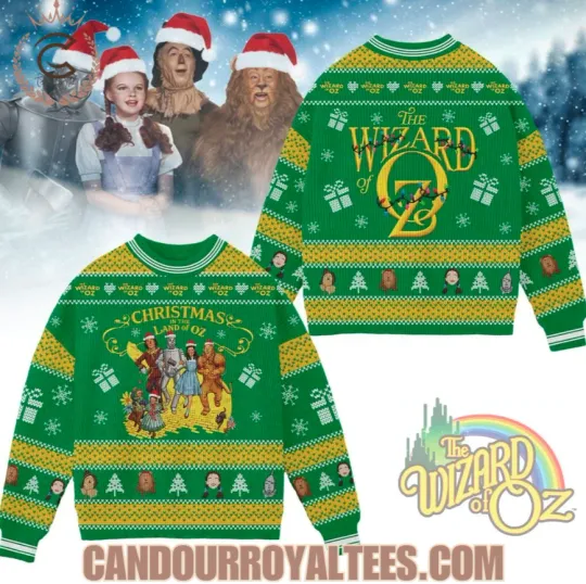The Wizard Of Oz Christmas In The Land Of Oz Ugly Sweater
