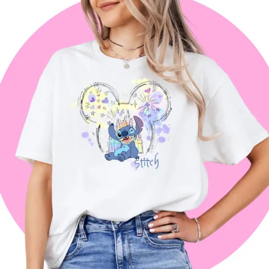 Discover Disney Stitch Beach T- Shirt Unisex