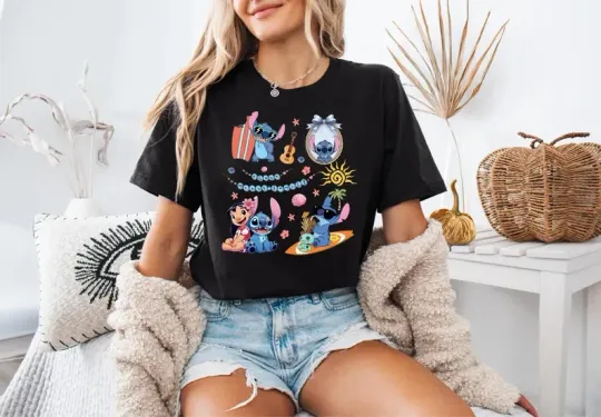 Discover Disney Stitch Ohana Means Family Ohana T-SHIRT UNISEX