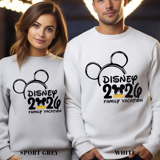 Discover Disney Family Sweatshirt 2026, Disney Vacation Group Sweatshirt, Disneyworld Hoodie, Disney Family Trip Crewneck, Disney Sweatshirt, 332630