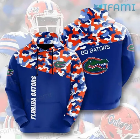 Florida Gators Hoodie 3D Camouflage Gators Gift