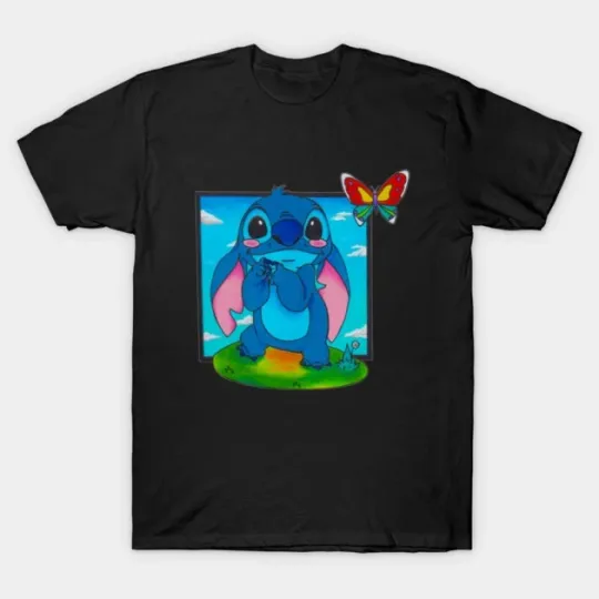 Discover Disney Funny Stitch  T-Shirt Men Women Unisex