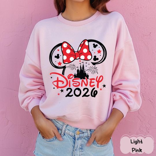 Discover Custom Disney Family 2026 Shirt, Disney Group Matching Shirts, Disney Trip Shirt, 2026 Disney Castle Shirt, Mickey Minnie Disney Sweater