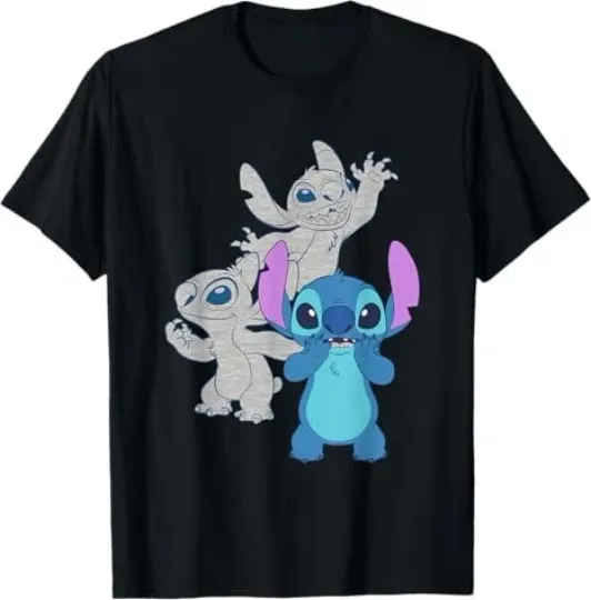 Discover Disney Lilo & Stitch Scared Stitch T-Shirt 2025