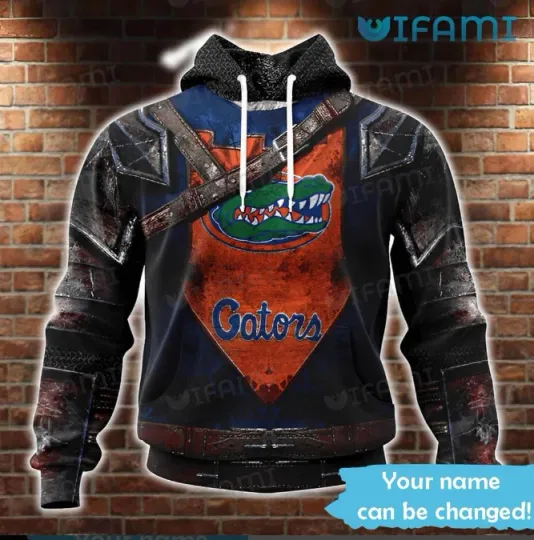 Florida Gators Hoodie 3D Warrior Design Custom Name Gators Gift
