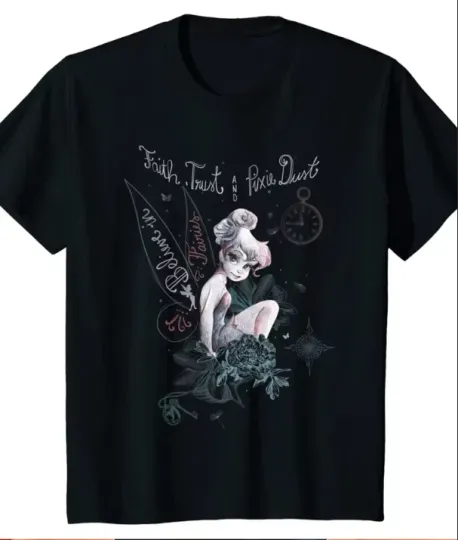 Discover Disney Peter Pan Tinker Bell T-Shirt  Men Women Unisex