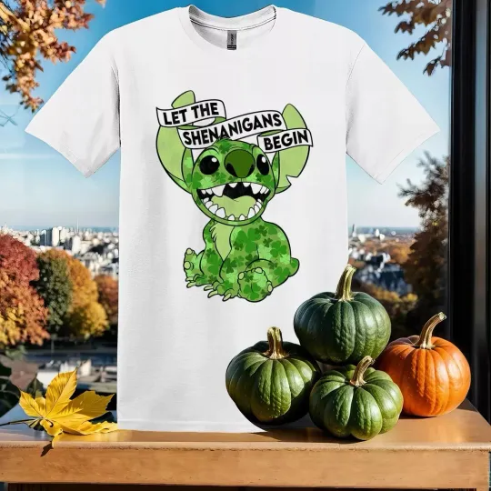 Discover Stitch St Patricks Day Stitch T-shirt Men Women Unisex