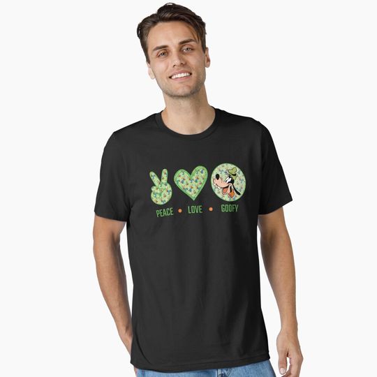 Discover Amazing Peace Love Goofy design Essential T-Shirt