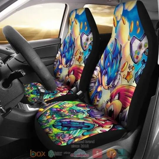Discover Sonic The Hedgehog Car Seat Covers