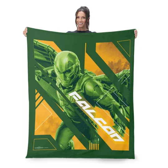 Marvel Captain America The Falcon Superhero Christmas Holiday Fleece Blanket