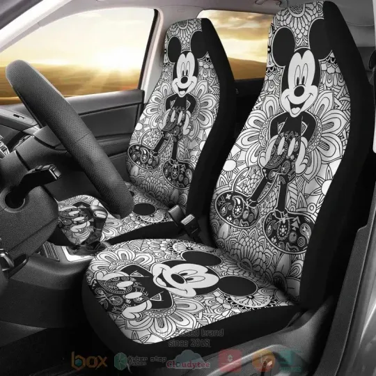 Discover Mickey Mouse Tribal Pattern Car Seat Covers