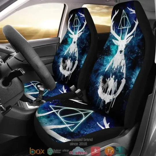 Harry Potter Harry Potter Art Logo Deer Car Seat Covers