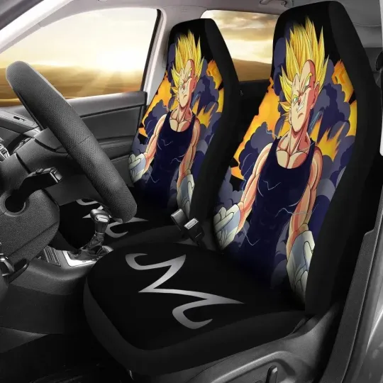 Majin Vegeta DRB Anime Ball Car Seat Covers