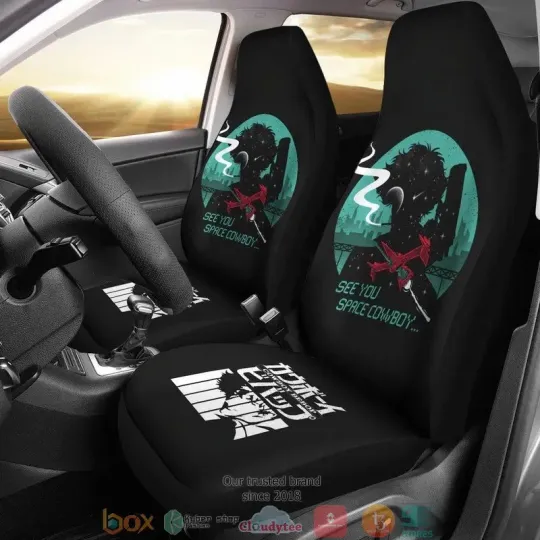 Discover Cow Bebop See U Space Cowboy Black Car Seat Covers