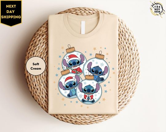 Discover Disney Stitch Christmas Shirt, Ho Ho Ho Xmas Tee, Disney Family Shirt Matching Disney Tee, Disney Shirt, Disney Cruise