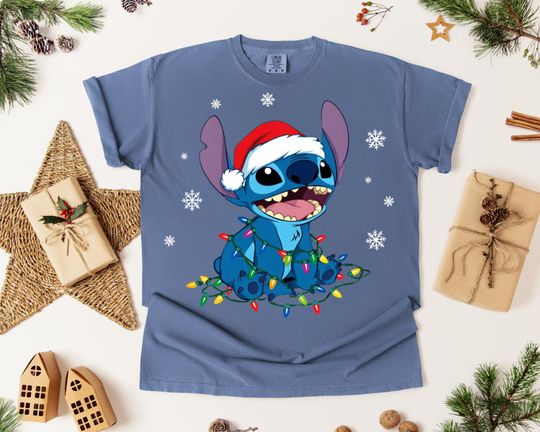 Discover Retro Merry Stitchmas shirt, Stitch Christmas Shirt, Disney Christmas Shirt, Christmas Shirt for Kid, WDW Disneyland Xmas Tee