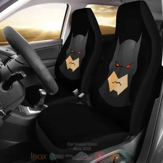 Batman Cartoon Dc Comics Black Car Seat Covers