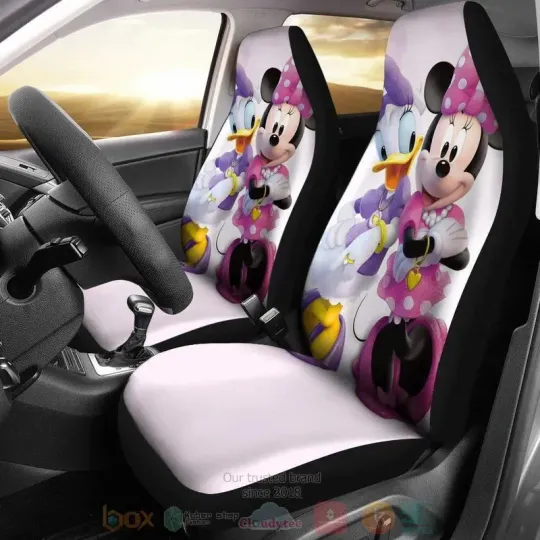 Discover Mickey And Daisy Disney Cartoon Car Seat Covers