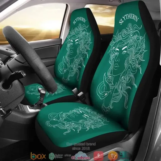 Harry Potter Slytherin Art Beauty Car Seat Covers