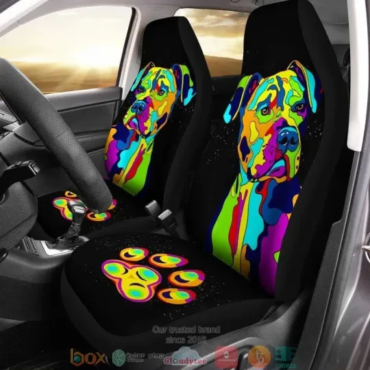Discover American Pit Bull Terrier Car Seat Covers
