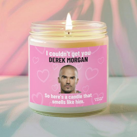 Discover Derek Morgan Scented Candle for Fans