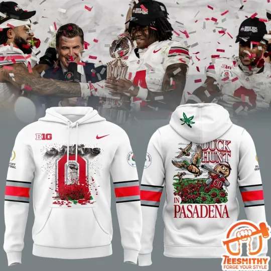Discover Ohio State Buckeye Champions Rose Bowl Game 2025 3D Hoodie