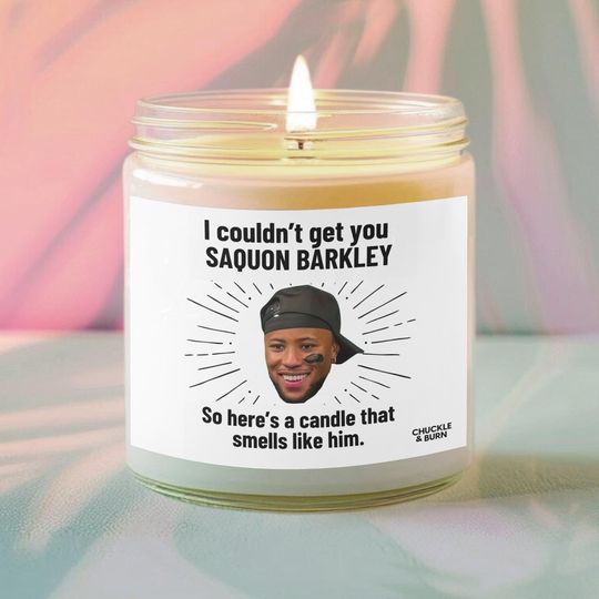 Discover Saquon Barkley Scented Candle - Fandom Inspired Home & Living Gift