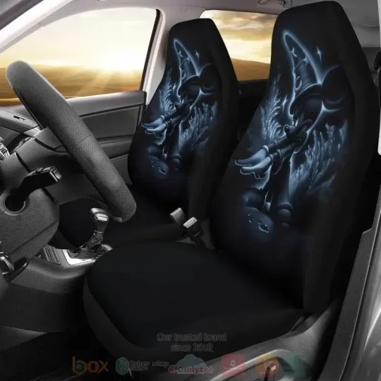 Discover Disney Mickey Mouse Art In Black Theme Car Seat Covers