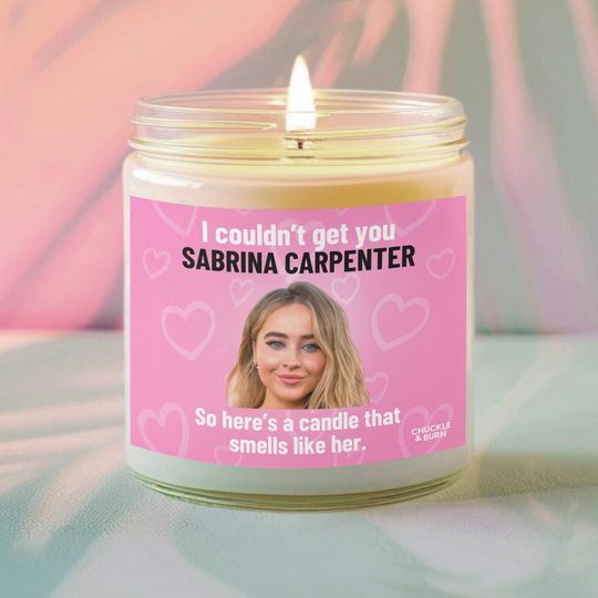 Discover Sabrina Carpenter Scented Candle - Fan Gift, Fandom Inspired, Home & Living
