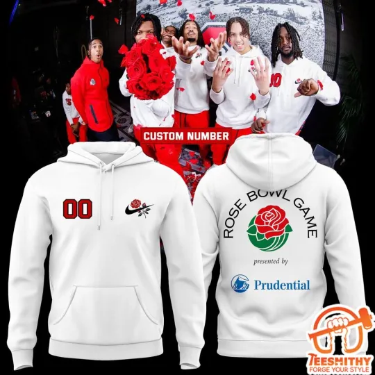 Ohio State Buckeye Rose Bowl Game 2025 3D Hoodie