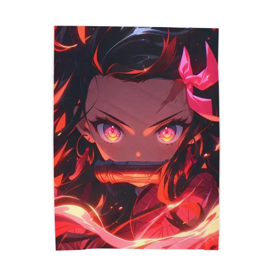 Discover Anime demon neko Demon Fleece Blanket