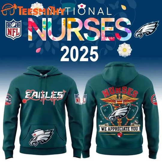 Discover Philadelphi Eagle Nurses Appreciation 2026 New Design 3D Hoodie