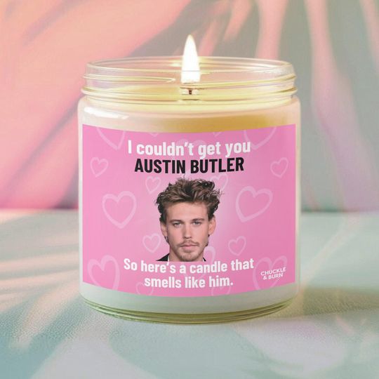 Discover Austin Butler Scented Candle - Fan Gift, Fandom Inspired Candles
